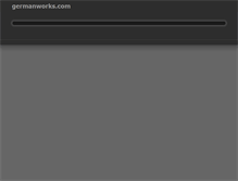 Tablet Screenshot of germanworks.com